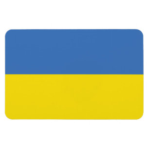 Magnet Flexible Drapeau ukrainien Slava Ukraini С л а в а р У к  d