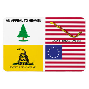 Magnet Flexible Drapeaux De La Révolution Américaine