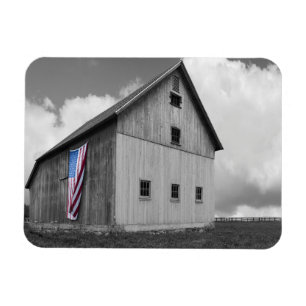 Magnet Flexible Drapeaux de nos agriculteurs - Grange avec drapeau