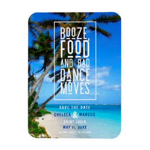 Magnet Flexible Drôle Booze Nourriture Mauvaise Danse Déplace Plag