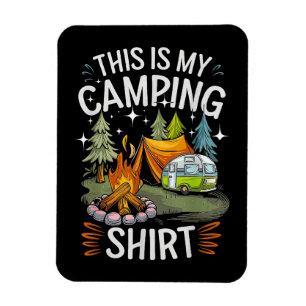 Magnet Flexible Drôle C'est Mon Camping Pour Campeur