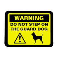 Drôle Chihuahua Guard Chig Avertissement humoristi