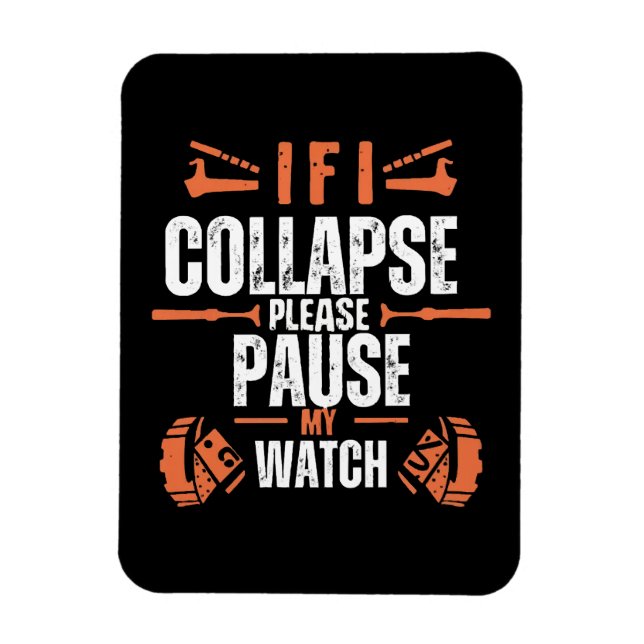 Magnet Flexible Drôle-courir (Vertical)