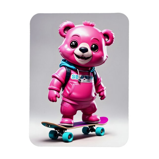 Magnet Flexible Drôle d'ourson (Vertical)