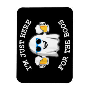 Magnet Flexible Drôle Halloween Je suis juste ici pour le costume