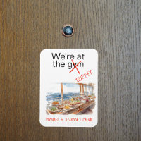 Drôle Marqueur de la porte de croisière au buffet