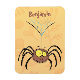 Magnet Flexible Drôle mignon dessin animé d'araignée moelleuse