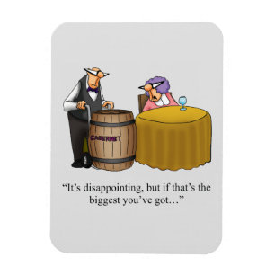 Magnet Flexible Drôle Vin Humour magnétique cadeau cadeau
