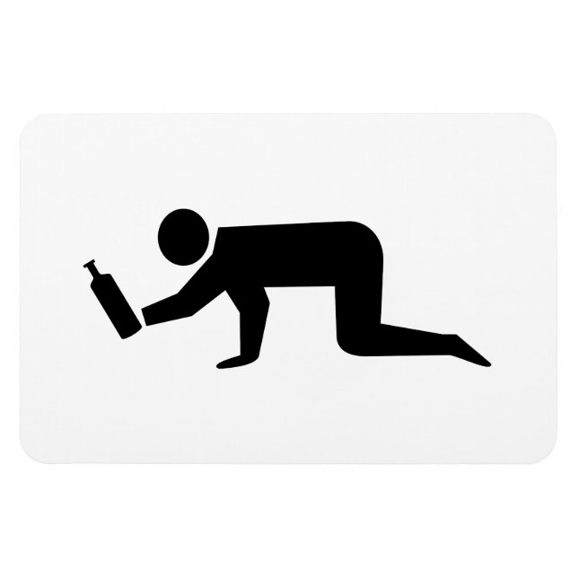 Magnet Flexible Drunken People (Horizontal)