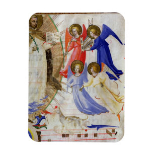 Magnet Flexible ds 558 f.67v St Dominic avec quatre anges
