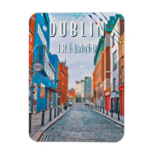 Magnet Flexible Dublin, la ville des traditions irlandaises