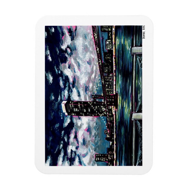 Magnet Flexible Dumbo, aimant NYC (Vertical)