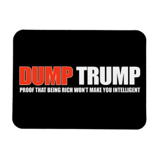 Magnet Flexible DUMP TRUMP - Preuve qu'être riche ne vous fera pas