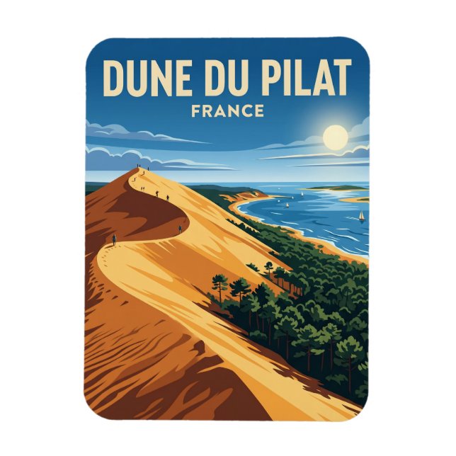 Magnet Flexible Dune du Pilat France (Vertical)