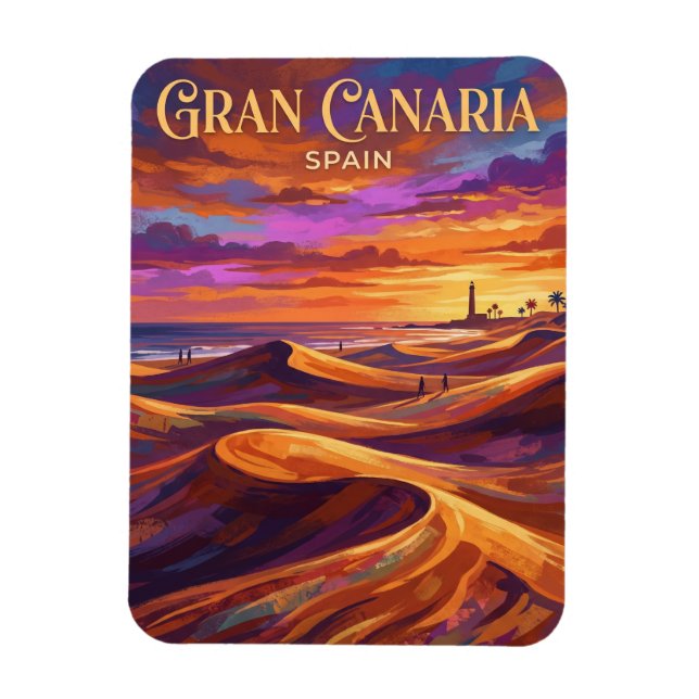 Magnet Flexible Dunes de Maspalomas Espagne (Vertical)