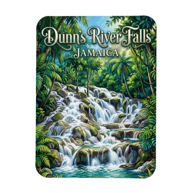 Magnet Flexible Dunn's River Falls Jamaica (Vertical)