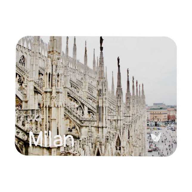 Magnet Flexible Duomo Milan - aimant frigo par Velvet Escape (Horizontal)