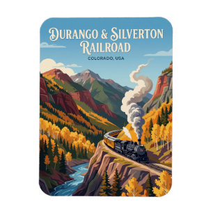 Magnet Flexible Durango & Silverton Narrow Gauge Railroad (Colorad