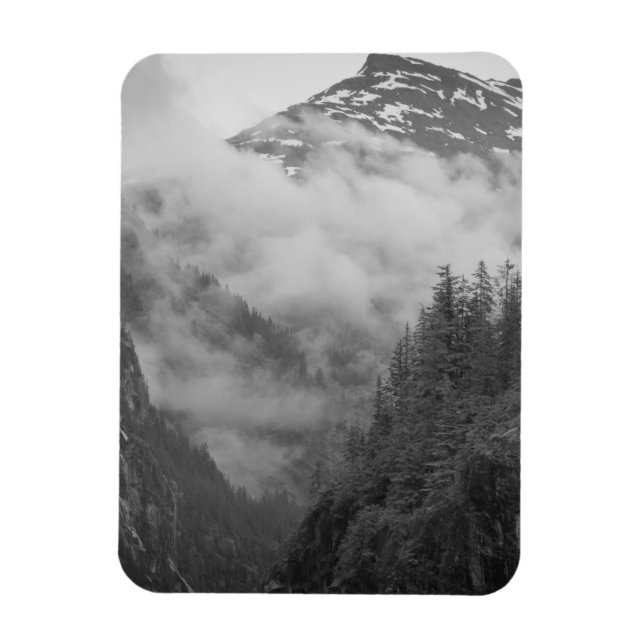 Magnet Flexible É.-U., Alaska, Juneau, la forêt tropicale couvre l (Vertical)