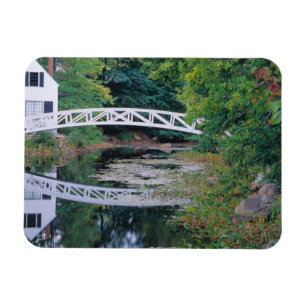 Magnet Flexible É.-U., Maine. Pont sur un étang à Somesville.