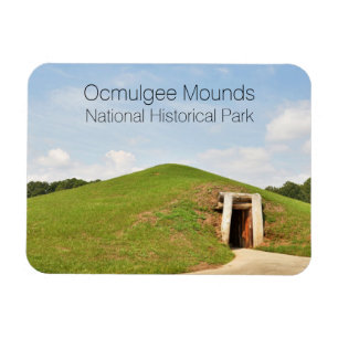 Magnet Flexible Earth Lodge, Ocmulgee Mounds, Géorgie
