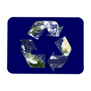 Magnet Flexible Earth - Recycling