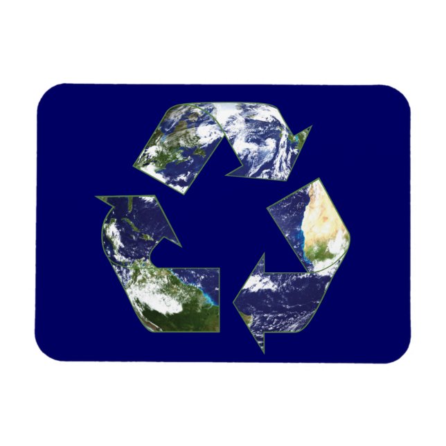 Magnet Flexible Earth - Recycling (Horizontal)