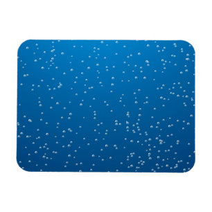 Magnet Flexible Eau Bleue Profonde et Petites Bulles