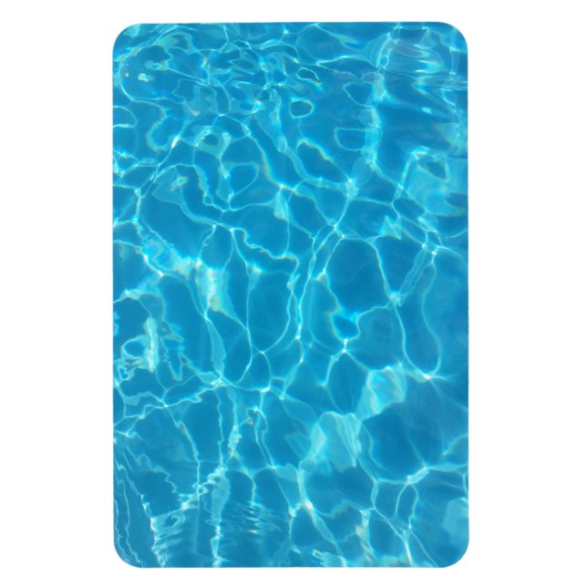 Magnet Flexible Eau de piscine bleu ciel cristallin (Vertical)