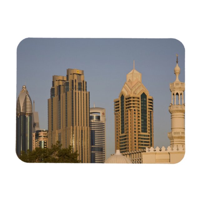 Magnet Flexible EAU, Dubaï. Minaret de mosquée à Al Wasl, avec (Horizontal)