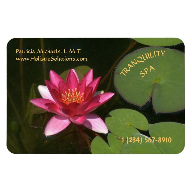 MAGNET FLEXIBLE EAU PROFONDE ROSE LILY (Horizontal)