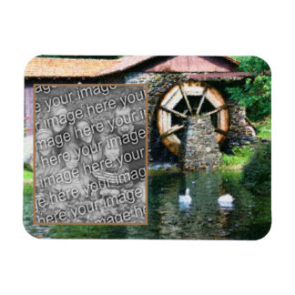 Magnet Flexible Eau Roue Canard Peinture Étang Ajouter Votre Photo