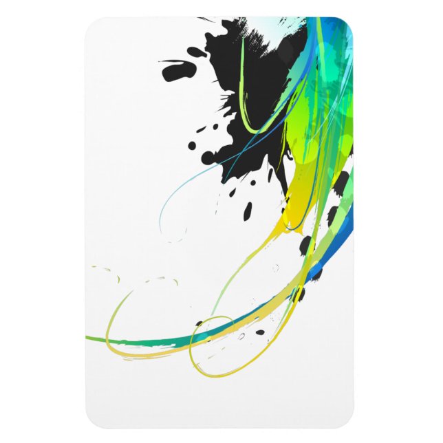 Magnet Flexible Eaux cool Abstraites Plaques de peinture (Vertical)