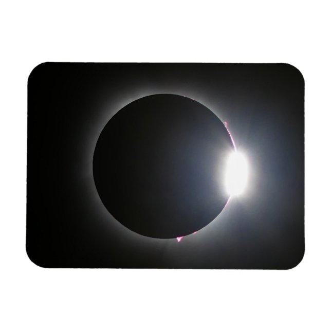 Magnet Flexible Éclipse solaire totale 8 avril 2024 (Horizontal)