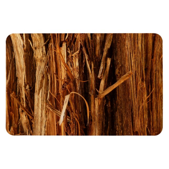 Magnet Flexible Écorce de bois texturée de cèdre (Horizontal)