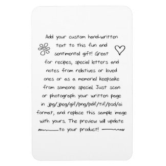 Magnet Flexible écriture personnalisée