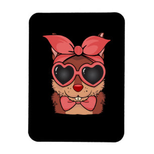 Magnet Flexible Écureuil maman Cadeau Femmes Adulte mignonne écu