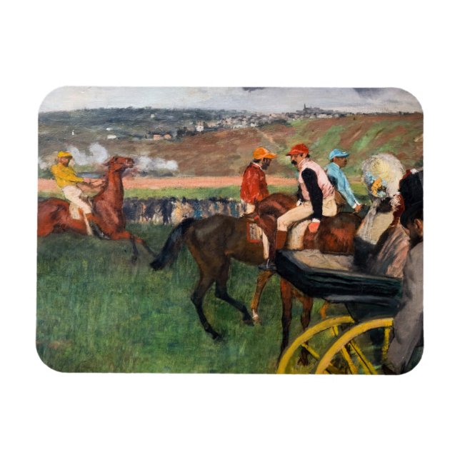 Magnet Flexible Edgar Degas - Aux courses (Horizontal)