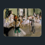 Magnet Flexible Edgar Degas - Classe Danse<br><div class="desc">The Dance Class / La classe de danse - Edgar Degas,  1874</div>