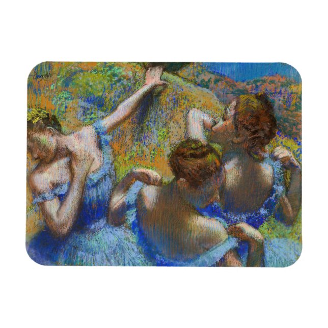 Magnet Flexible Edgar Degas - Danseurs Bleus (Horizontal)