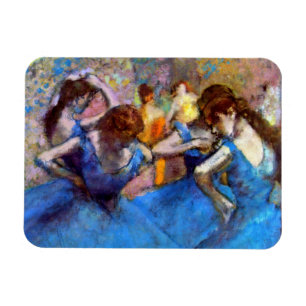 Magnet Flexible Edgar Degas - danseurs dans le bleu - amant de