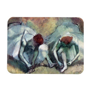 Magnet Flexible Edgar Degas - Danseurs de ballet Tying Chaussures