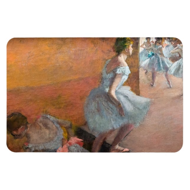Magnet Flexible Edgar Degas - Danseurs Escalade d'un escalier (Horizontal)