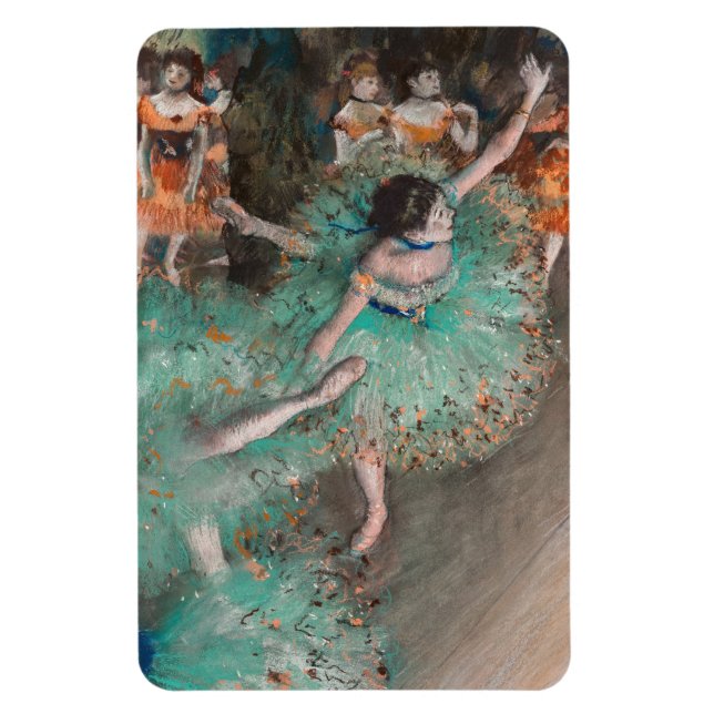 Magnet Flexible Edgar Degas - Danseuse basculant / Danseuse verte (Vertical)