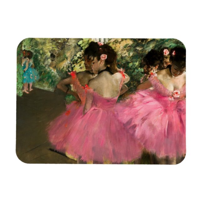 Magnet Flexible Edgar Degas - Danseuses en rose (Horizontal)