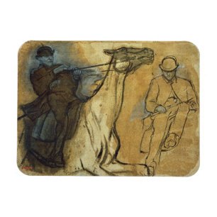Magnet Flexible Edgar Degas deux études des cavaliers