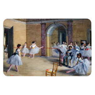 Magnet Flexible Edgar Degas - Foyer de danse, Opéra rue Le Peletie