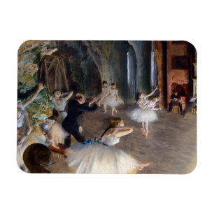 Magnet Flexible Edgar Degas - La répétition du ballet sur scène