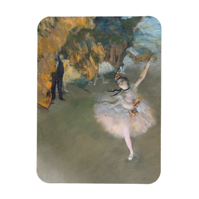 Magnet Flexible Edgar Degas | L'étoile ou la danseuse sur scène (Vertical)