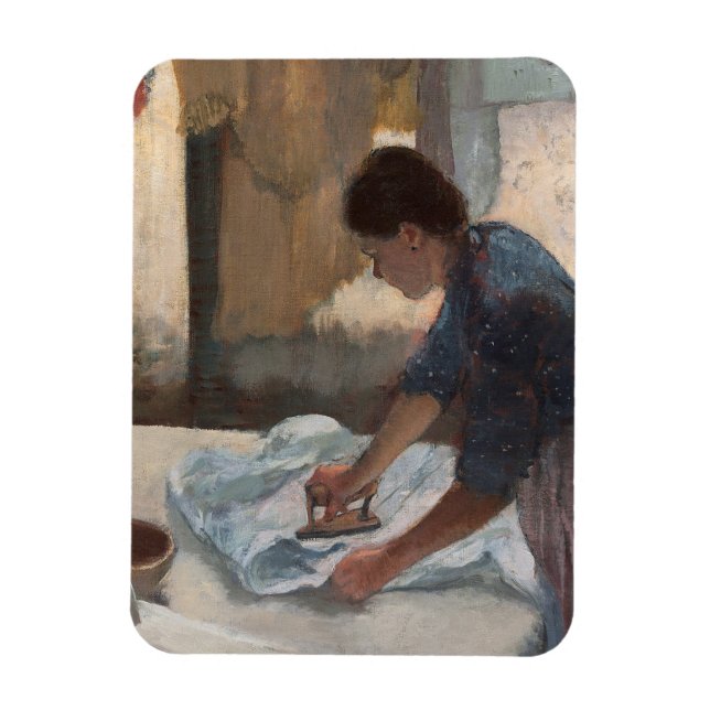 Magnet Flexible Edgar Degas | Woman ironing, c.1876-87 (Vertical)